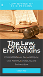 Mobile Screenshot of ericperkinslawfirm.com